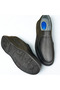 Men's Black Real Genuine Leather Daily Orthopedic Classic Lightweight Black Casual Shoes - 5