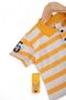 Boys' Casual Striped Polo T-Shirt and Shorts Set - 4