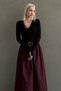 Black V-Neck Lace Women's Blouse Sh347 - 6
