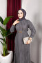 فستان حجاب بحزام سلسلة ذهبية - 2