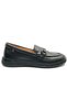 Larus Genuine Leather Orthopedic Women's Casual Ballerina Shoes Black - 2