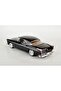 Motomax black 1955 chrysler c300 1/24 die cast model vehicle - 6