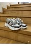 Genuine Leather Shiny Silver Color Daily Orthopedic Girls' Shoes