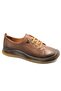 Mako Genuine Leather Orthopedic Women's Casual Shoes Taba - 3