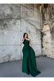 One Shoulder Evening Dress with Ewoo Train - 5
