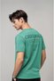 Men's Green Colored Pickleball Detailed Comfort T-Shirt - 4