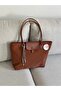 Charm Detailled Large Size Taba Tote Bag En40 Boy30 - 2