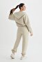 Liri Women's 3 Thread Tracksuit Set – O Oversized Comfortable Fit, Ş Fleece-Lined Fabric, Casual Sports Set - 3