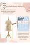 Beige Color Lace Detailed and Bagged Linen Textured Girl's Dress (Age 5-8) - 2