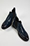 Men's Navy Blue Tonny Black Comfortable Fit Genuine Leather Men's Boots - 4