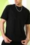 Men's Sleeve Detailed T-shirt Black - 2