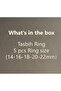 5-size Tasbih Ring with Tasbih Counter - OLED Screen - Long-lasting Battery - Electronic Tasbih - 7