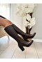 Women's Lamor Side Zipper Below-Knee Boots Brown