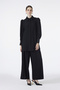 Stone Detailed Balloon Sleeve Black Tunic 1452 - 3