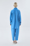 Patterned Buttoned Double Turquoise Set 1454 - 5