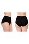 100% Cotton High Waist Women's Bato Panties Pack of 7 Multicolor - 3