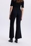 Yüksel High Waist Wide Leg Black Trousers 0204 - 6