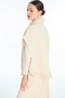 Plush Collar Zippered Triple Combination Suit Vanilla 1696 - 4