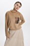 Beige Tunic with Quilted Pocket Detail 1511 - 5