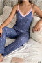 Lace Detailed Pegasus Strap Women's Pajama Set