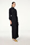 Black Tunic with Stone Detail on Collar and Sleeves and Belt 1551 - 4