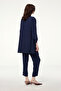 Pocket Detailed Triple Combination Navy Blue Suit 1212 - 5