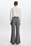 Yüksel High Waist Wide Leg Anthracite Trousers 0204 - 4