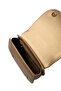 Gold Hand and Shoulder Bag with Chain Strap and Bead Detail Z0030 - 4