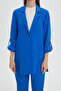 Cobalt Blue Suit with Sleeve Detail Jacket and Trousers 1144 - 2