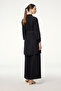 Black Tunic with Stone Detail on Collar and Sleeves and Belt 1551 - 7