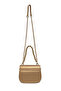 Gold Hand and Shoulder Bag with Chain Strap and Bead Detail Z0030 - 5