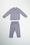 Gray Colored Jacket-Looking Boys' Set (6-9 Years) - 3