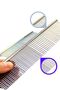 ® Shiny Metal Dog Comb Colorful Pet Dog Flea Grooming Comb Dog Hair Crawling - 2