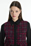 Tweed Patterned Plum Tunic 1512 - 2