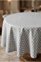 Round Tablecloth - Stain-Resistant, Waterproof, High-Quality Fabric, Luxurious Kitchen and Living Room Cover - 7