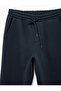 Elastic Waistband, Raised Pockets, Lace-Up Waist Jogger Sweatpants - 5