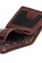 Olis Men's Genuine Leather Rfid Protected Magnet Closure Card Holder Wallet - 4