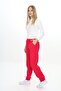 Girl's Embroidery Printed Waistband Ribbed Cuffs with Pockets Basic Jogger Sweatpants 3 Yarns Ribbed - 6