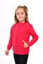 Girl's Stand Collar Zippered Half Off-Shoulder Knitted Cardigan - 2 Yarn Threaded - 2