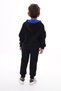 Boy's 2-Piece Set Printed Hooded Zippered Sweatshirt with Pockets & Elastic Waistband J - 5