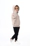 Boy's 2-Piece Set Printed Hooded Zipper Sweatshirt & Jogger with Elastic Waistband - 2