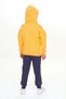 Girl's 2-Piece Set: Printed Hooded Sweatshirt with Pockets & Elastic Waist Jogger with Pockets - 5