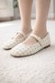 Sh-200 Mohair Flat Ballet Casual Women's Shoes Mary Jane Home Ballet Flats - 2