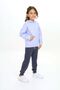 Girl's 2-Piece Set: Printed Hooded Sweatshirt with Pockets & Elastic Waist Jogger with Pockets - 4