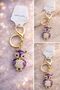 Gift Keychain with Stone Engraving