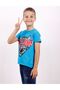 Boy's Printed Crew Neck Short Sleeve T-Shirt - 2