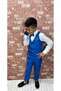 Children's Vest Suit Shirt Set 0-1 years - 14 years Blue - 6