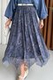 Women's Ethnic Printed Chiffon Lined Skirt - 3