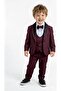 MILAN TUXEDO SET - BURGUNDY