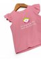 Girl's Viscos Tirel Tirel Tights with Tt-Shirt 2-3-4-5-6 Years Old Summer Bottom Top Set - 6